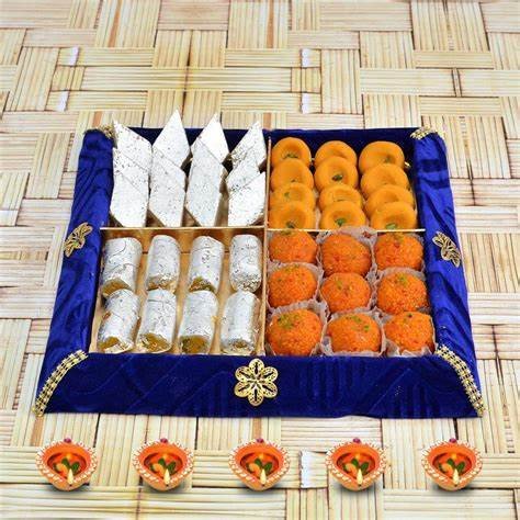 Sweets of your choice e.g. Pedha / Barphi / Laddu /khir etc.