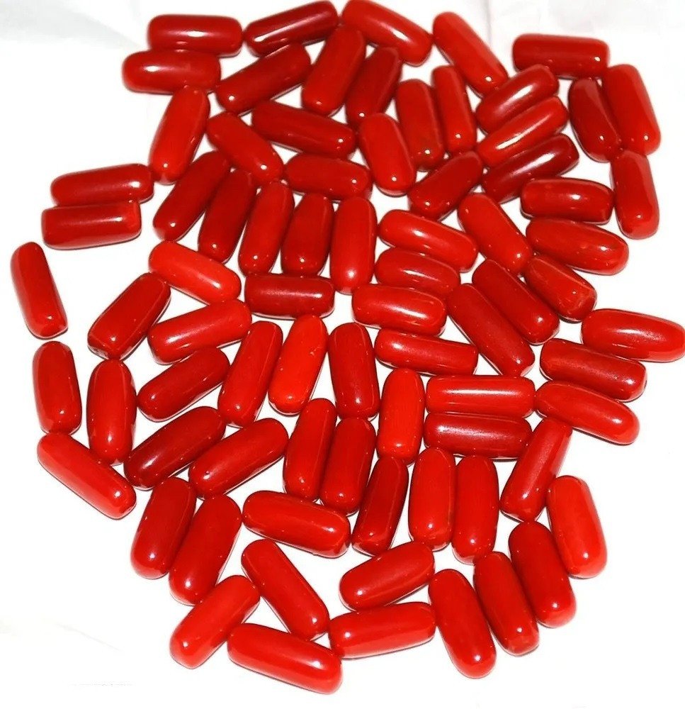 Natural Red Coral (Moonga) (Italian Origin)