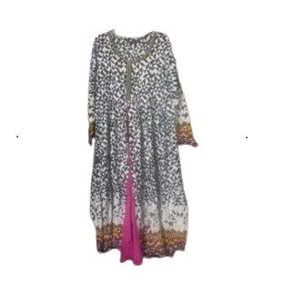 Black and White Printed Kurti