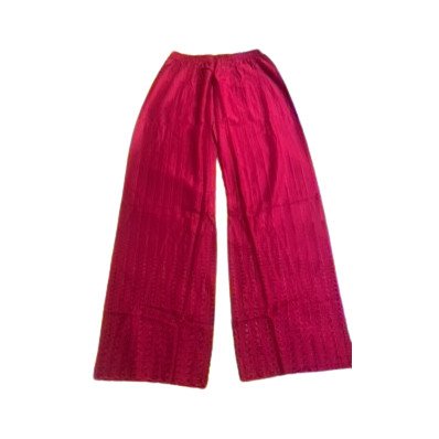 Cut Work Embroidery Plazzo for Woman