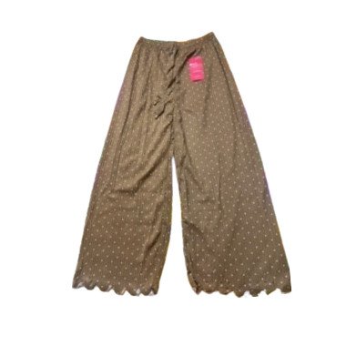 Polka Dotted Plazzo for Women (Size L - 32)